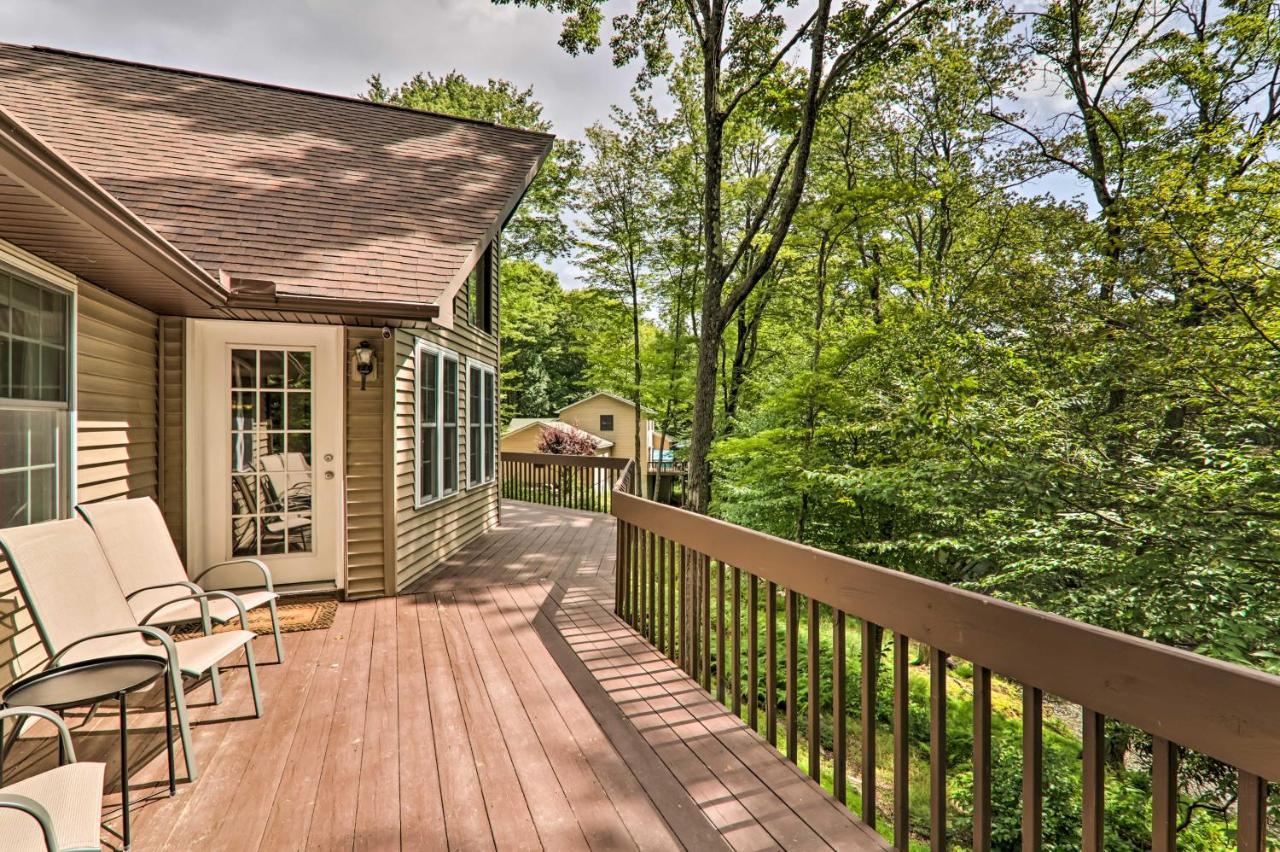 Big Bass Lake House With Grill - Steps To River! Gouldsboro 外观 照片